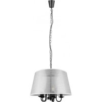 5-flammige Pendelleuchte Cima, Schwarz, 5 x E14 max. 40W, höhenverstellbar – Reality Leuchten