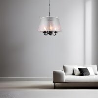 5-flammige Pendelleuchte Cima, Schwarz, 5 x E14 max. 40W, höhenverstellbar – Reality Leuchten