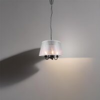 5-flammige Pendelleuchte Cima, Schwarz, 5 x E14 max. 40W, höhenverstellbar – Reality Leuchten