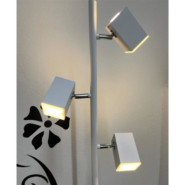 Dimmbar Trio LED Lagos 3-flammig € Sc, 69,00 Spots Stehleuchte 14,1W Stehlampe