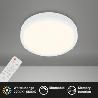 LED Deckenleuchte Sternenhimmel, Weiß, 18 Watt,...