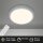 LED Deckenlampe Sternenhimmel, Silber, 18 Watt, 2700 – 6500K, dimmbar – Briloner