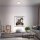 LED Deckenlampe Sternenhimmel, Silber, 18 Watt, 2700 – 6500K, dimmbar – Briloner