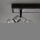 Deckenleuchte Briloner LED 4x4,9W GU10 64CM Deckenlampe Schwenkbar Strahler Metall Spot 3000K Antik-Silber