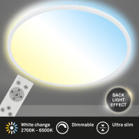 BRILONER CCT LED Panel Ø48cm | Dimmbar, Backlight & Farbtemperatur