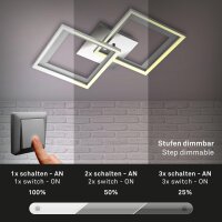 Deckenleuchte Briloner Frame LED 22W 44CM Deckenlampe...