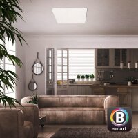 Smartes LED-Panel Frameless S, Weiß, 24 Watt, 3000 – 6500K, dimmbar, smart steuerbar – Briloner