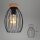 LED Deckenleuchte, Holz / Schwarz, 60 Watt (exkl.), Ø 17,5 cm – Briloner