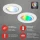 B-Kartonage Einbauleuchten Briloner SmartHome 6,8cm 3er-Set Einbaulampe LED GU10 4,9W CCT RGB Downlight Fernbedienung Sprachsteuerung Weiß