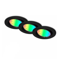 Einbauleuchten Briloner 3 x GU10 4,9 Watt LED Smart...
