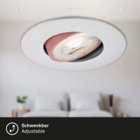 Einbauleuchten Briloner 3 x 4,9 Watt LED Chrom-Matt 480 Lumen warmweiß
