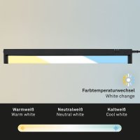 Unterbauleuchte Briloner LED Schwarz mit Farbsteuerung...