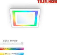 Deckenleuchte Telefunken LED Panel 29,5 x 29,5 cm RGB +...