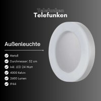 Außenleuchte Telefunken LED 24W Ø 32CM...