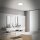 Badleuchte Briloner LED 18W Ø 35,5CM Badezimmerlampe Glitzereffekt IP44 Dimmbar CCT RGB Fernbedienung Rund Chrom