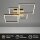 Deckenleuchte Briloner Frame LED 48W 75CM Deckenlampe Dimmbar Schwenkbar 3000K Gold