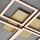Deckenleuchte Briloner Frame LED 48W 75CM Deckenlampe Dimmbar Schwenkbar 3000K Gold