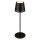 Akku-Tischleuchte Akku-Leuchte, Schwarz, 2,6 Watt, dimmbar, Ø 12 cm – Briloner
