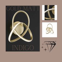 Wandleuchte Indigo Wofi by Global Technics LED Gold Matt...