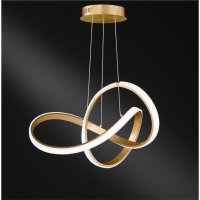 Pendelleuchte Indigo Wofi by Global Technics LED Gold Hängelampe dimmbar 44W