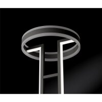 Deckenfluter Kemi, Anthrazit, 105 Watt, 3000K, dimmbar, mit Fernbedienung – Global Technics