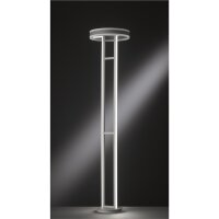Deckenfluter Kemi, Anthrazit, 105 Watt, dimmbar, mit Fernbedienung, Ø 40 cm – Global Technics