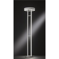Deckenfluter Kemi, Anthrazit, 105 Watt, dimmbar, mit Fernbedienung, Ø 40 cm – Global Technics