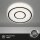 LED Deckenleuchte Deckenlampe, Schwarz / Weiß, 12 Watt, 4000K, Ø 28 cm – Briloner