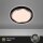 LED Deckenleuchte Kahiko, Schwarz / Weiß, 15 Watt, Backlight-Effekt, Ø 33,4 cm – Briloner