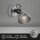 Wandleuchte Briloner E14-Fassung 15,5CM Wandlampe Schwenkbar Spot Metall Strahler Antik-Silber