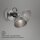 Wandstrahler Soft, Antik-Silber, 40 Watt, E14-Fassung, schwenkbar, Ø 10 cm – Briloner