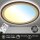 Deckenleuchte Briloner LED 22W Ø 42CM Deckenlampe Dimmbar CCT Panel Fernbedienung Gold-Braun