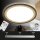 Deckenleuchte Briloner LED 22W Ø 42CM Deckenlampe Dimmbar CCT Panel Fernbedienung Gold-Braun
