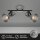Deckenleuchte Briloner 2xE14-Fassung 30,5CM Deckenlampe Schwenkbar Spot Metall Strahler Antik-Silber