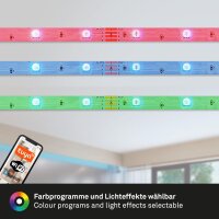 BRILONER - USB LED Strip 5m Smart Home, App- und Sprachsteuerung, buntes RGB