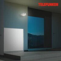 Außenleuchte Telefunken LED Silber Wandlampe Gartenleuchte