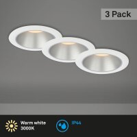 Einbauleuchten Briloner 3er Set je 4,9 Watt LED...