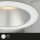 Einbauleuchten Briloner 3er Set je 4,9 Watt LED Einbaulampen Weiß -Silber IP44