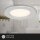 BRILONER THIN 3er Set LED Einbaustrahler | Matt-Chrom, IP44 & Ultraflach