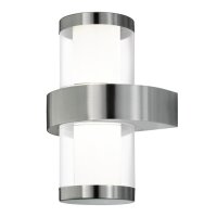 Eglo Baverly 1 LED Außenwandleuchte 2x3,7W IP44 Edelstahl