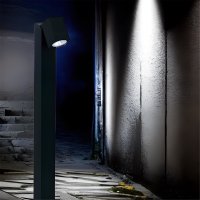 Außenleuchte Eglo Sakeda LED Wegeleuchte IP44 Anthrazit Gartenlampe 5 W Aluguss