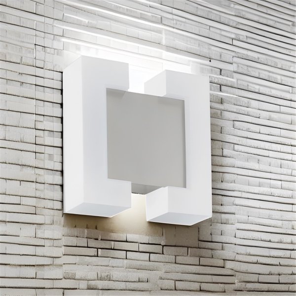 Außenleuchte Eglo Sitia LED Wandleuchte Weiß 19,99 Gartenlampe, € IP44