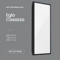 Au&szlig;enleuchte Eglo Casazza LED Wandleuchte IP44...