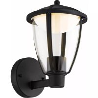 Lumimart Elaine LED Außenwandleuchte 6W IP44 Schwarz Aluguss