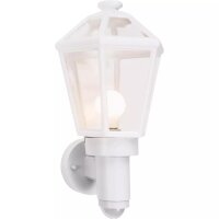 Lumimart Aaron Außenwandleuchte E27 Bewegungsmelder IP44 Weiß Aluminiumdruckguss