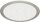 Deckenleuchte Briloner 12 Watt LED Sternenhimmel Nickelmatt Deckenlampe Backlight 31 cm