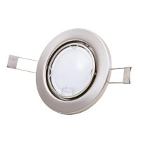LED Einbauleuchten Fit, Nickelmatt, Bohrloch 6,8 cm, 3x3W, 3000K, schwenkbar – Briloner