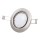 Einbauleuchte Briloner Fit LED Einbaulampe Nickelmatt 3er Set 3W GU10 warmweiß schwenkbar