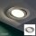 Einbauleuchte Briloner Flat In LED Einbaulampe Nickelmatt 9 W Neutralweiß schwenkbar