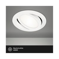Einbauleuchte Briloner Flat In LED Einbaulampe Weiß...